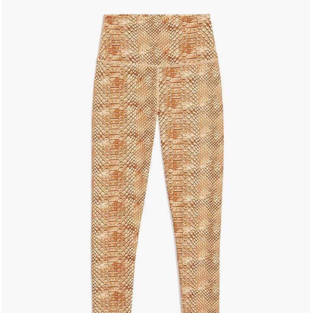 Weworewhat Snakeskin Python High Waist Leggings - image 3